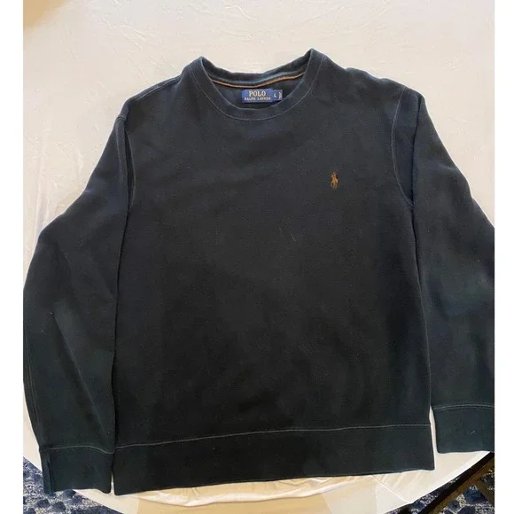 Polo Ralph Lauren Sweatshirt Pullover Crew Neck Classic Fit Casual L - Picture 1 of 6